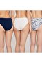 Economical 3-Pack Skylıght 2700 Cotton Basic Print and Patterned Brief Panties - 2
