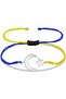 Moon Star Yellow Navy Blue Drawstring Bracelet Unisex Bbb24