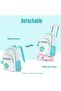18" Set of 3 Backpack w/ Lunch Bag and Pencil Case - Flora Green - 8