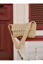 Women's Hand Knitted Straw Paper Rope Shoulder Bag - 2