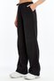 Black Linen Blend Loose-Fit Trousers - 5
