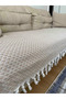 Seat Cover 115X210 cm Sofa Sofa Bed Duvan Armchair Cover Cotton Washable Plain Shawl - 2
