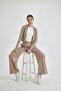 Women's Wide Leg Tailored Modal Fabric Trousers - 8