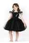 Girl's Black Sequin, Tutu Skirt & Wednesday Evening Dress - 3