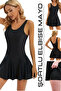 Women's Lycra Swimsuit Dress - 2