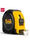 8208 Steel Measuring Tape, 5m × 19mm, Yellow – For Office & Home Measurements