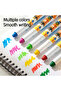 EC211-24 Gel Crayons Water-Soluble, 24 Colors – ideal for kids’ creative drawing - 8
