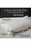 1200 Gms Pillow - 50X75 cm Hotel Style 100% Cotton - Gel Fiber Filling Pack Of 1 - 3