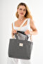 Classic Large Size Waxed Canvas Women's Shoulder and Hand Bag / High School and University School Bag - 3
