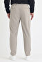 Men's Side Pockets, Elastic Waist, Lace-Up Belt, Relaxed Fit, Comfortable Cut Cool Fabric Trousers - 6