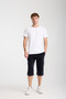 Men's Capri Size 3-Pack Advantage Package Side Pockets Lace-Up Waist Basic Bermuda Combed Cotton Shorts - 3