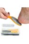 Professional 10-Piece Manicure Pedicure Set |   Stainless Steel |   Foot File |   Storage Boxed - 6