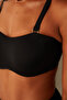 Siyah Basic Straplez Bikini Üstü - 5