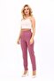 Elastic Tight-Legged Trousers-Rose - 2