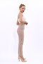 Elastic Skinny Leg Trousers-Stone - 2