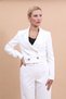 Mini Blazer Ceket-Ekru - 4