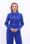 Peplum Ceket-Saks - 5