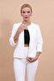 Zero Collar Plain Short Jacket-White - 1015100 - 8