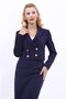 Mini Blazer Ceket-Lacivert