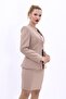 V-Neck Hooded Classic Jacket-Stone - 1041100 - 5