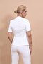 Ecru Color - Buckle and Short Sleeve Jacket - 4