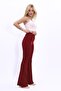 Spanish Flared Trousers-Burgundy - 5003100 - 5