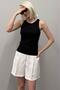 Black Basic Strap Women's Undershirt Sh253 - 5
