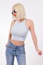 Blue Strap Women's Basic Undershirt Sh248 - 4