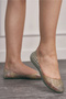 Daily Women's Non-Slip Thick Sole Blue Glitter Soft Stylish Pool Beach Sea Shoes J2
