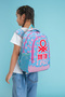 Pink Benetton 13014 Girl School Bag Durable for Continuous Use