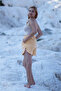 Cotton Beach Shorts with Pockets and Elastic Waistline Stripes - 4