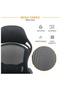 Kisper Office Chair Ergonomic Breathable Mesh Reclining Adjustable Gaming Chair With Footrest - 7