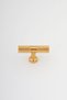 Golden Yellow t Bar (Serrated Bar) Handle Aluminum Metal. Furniture Kitchen Drawer Cover Handle - 2