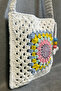 - Emine 9106 Hand Knitted Wooden Bead Detailed Mandala Model Shoulder Bag - 4