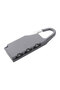 Gray luggage lock