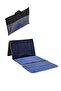 Foldable padded prayer rug that doubles as a relaxation mat and floor seat with backrest. - 3
