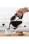 Coffee Machine Jug – 1200 ml Replacement Carafe Pot for Coffee Makers (Black) - 2