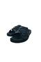 852 358 Men's Khaki Leather Slippers - 5
