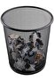 4 Pack Trash Can Mesh Round Open Top Wastebasket - 2.5 Gallon Recycling Bins Garbage Waste Baskets f - 5