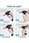 Kitchen Butane Torch Lighter with Safety Lock, Adjustable Flame, Refillable Portable Culinary Torch - 4