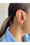 Wicker Earrings Gold - 2