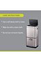 Himalaya Sensor Recycling Bin Dual Compartment Design 35 + 25 LTR - Perfect for Kitchen - 3