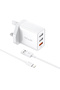 PURE Series Wall Charger QC+2USB + Lightning Cable - White - 5