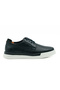 Genuine Leather Navy Blue Casual Sports Men's Shoes - Eva Sole 253250