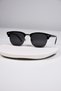 Unisex Women Men Uv400 Protected Square Master Metal Classic Model Hinged Sunglasses