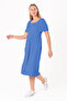 Women's Square Neck Wrap Dress - Comfortable and Modern Fit / Different Color Choices - 4