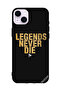 غطاء حماية لهاتف Apple iPhone 14 Legends Never Die