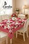 Pomegranate Flower Pattern Special Production Digital Printing Tablecloth - 2