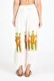 Women's White Bamboo Trouser Skirt |   Beach & Pool & Daily Use - 2