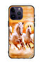 غطاء حماية لهاتف Apple iPhone 14 Pro Max - خيول تركض